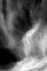 Dramatic dark sky and clouds