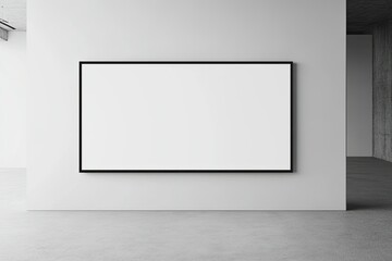 Ultra Hd Visual of Modern Television Display Mockup