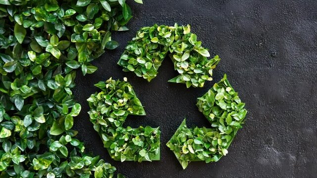 Recycled nature symbol