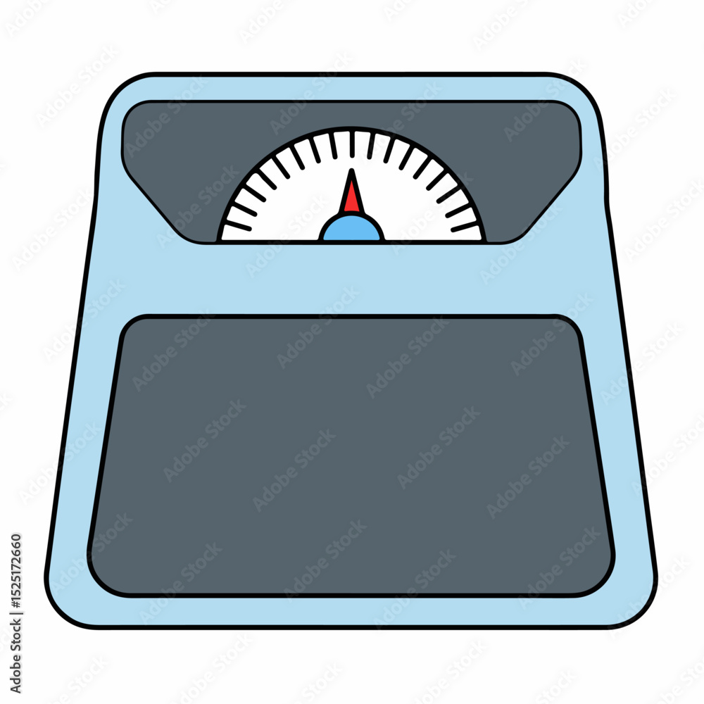 Aufkleber bathroom scale with dial indicator. accurate weight measurement device for home use. simple weighing
