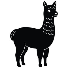 Fototapeta premium alpaca vector