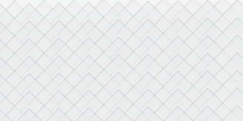 Naklejka premium Abstract white and grey square pattern background with smooth gradient radial blur. Modern luxury template wallpaper. eps 10