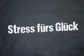 Stress fürs Glück	
