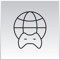 Games outline icon. Gaming icon elements containing points and life bars, console, player, chess, multiplayer, casino and mobile game icons.video games, gaming, technology, gadget, esport.