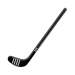 hockey stick and puck