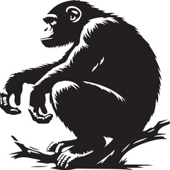 chimpanzee vector