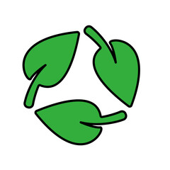 Icon a recyclable, isolated against a clean background.