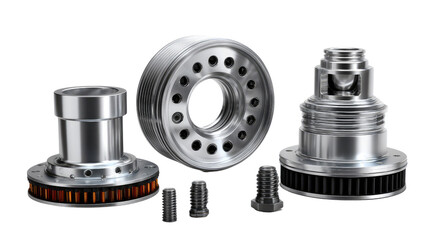  Precision Mechanical Components: Industrial design highlighting the intricate metalwork and engineering behind these essential components.