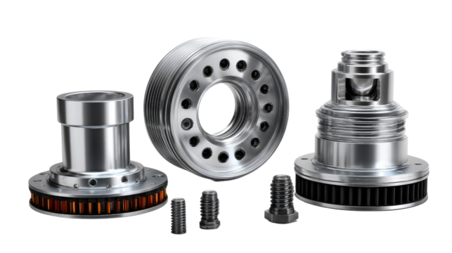  Precision Mechanical Components: Industrial design highlighting the intricate metalwork and engineering behind these essential components.