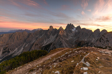 sunrise in the mountains