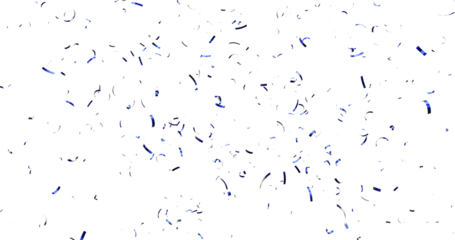 Colorful Confetti against a White Background Tranparent BG Confeti. Confetti partical isolated background. 3d Rendering Transparent Confetti.