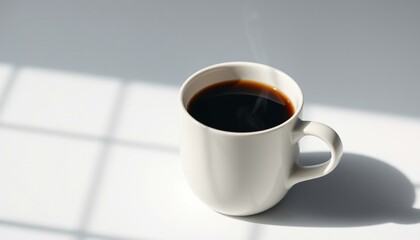 cup of coffee on a table