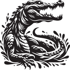 crocodile vector