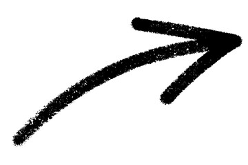 Curved right arrow element design