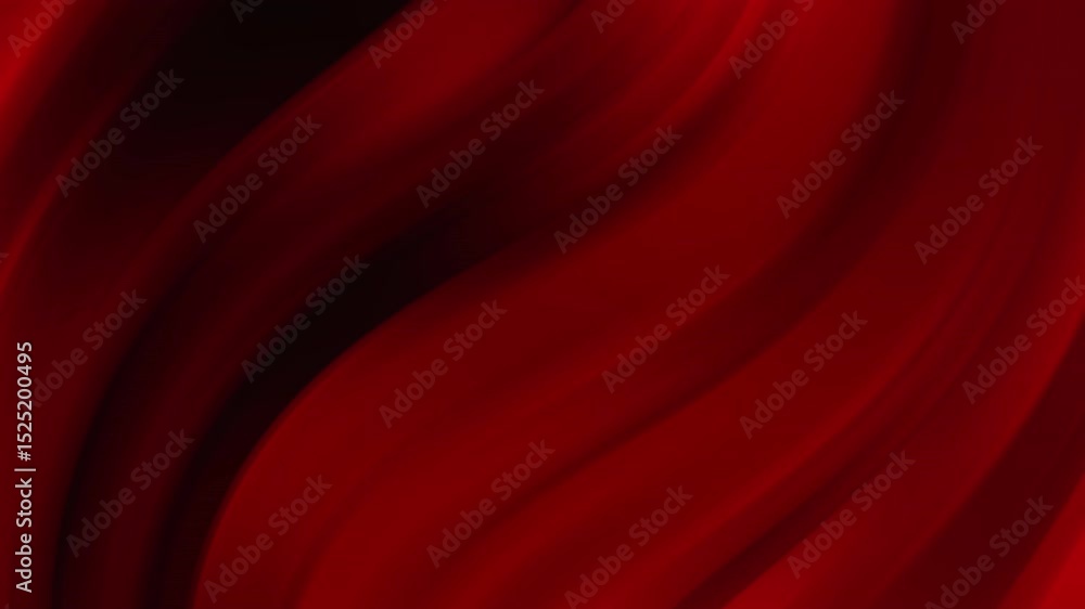 Aufkleber abstract background with dark red and crimson wavy lines. smooth gradient transitions create a luxur