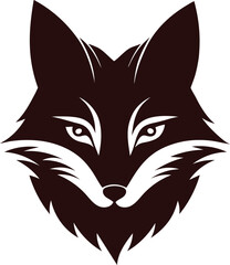Fox Head Illustration fox head vector, wolf head vector