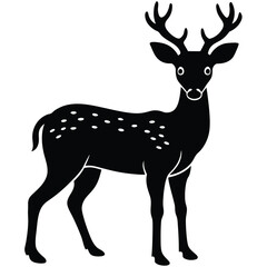 deer vector sihouette