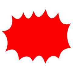 Obraz premium red label with ribbon