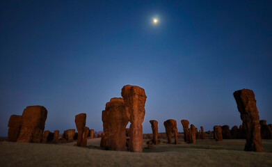 Night photos from Africa desert 