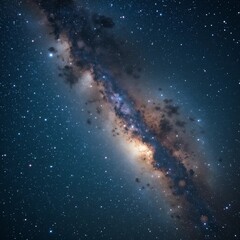 Stunning AI-Generated Galaxy in Deep Space