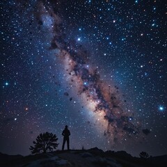 Stunning AI-Generated Galaxy in Deep Space