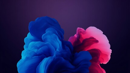Abstract colorful smoke blend background illustration
