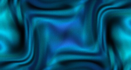 Abstract blue gradient background texture with noise blurred Fluid liquid grainy banner 