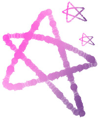 peace symbol on pink background