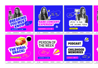 Colorful Social Media Post Template