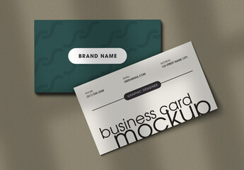 Elegant Business Card Mockup Template