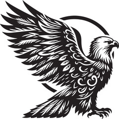 eagle vector sihouette