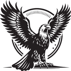 eagle vector sihouette