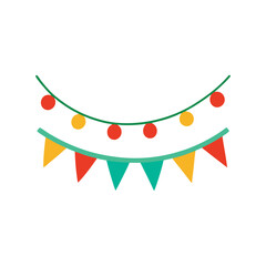 Obraz premium garland vector