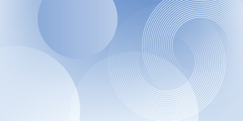 Abstract blue modern background with circle elements. Digital technology concept.