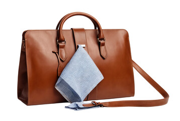 Stylish brown leather bag for everyday