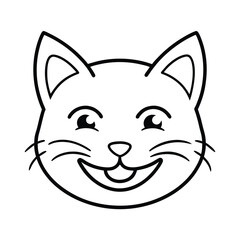 vector illustration of cartoon wolf