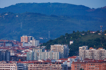 Die baskische Hafenstadt Getxo in Spanien