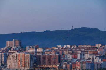 Die baskische Hafenstadt Getxo in Spanien