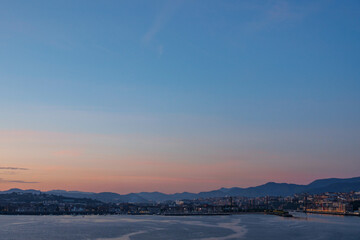 Die baskische Hafenstadt Getxo in Spanien