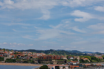 Die baskische Hafenstadt Getxo in Spanien