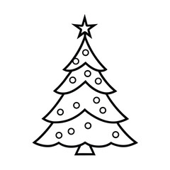 christmas tree vector