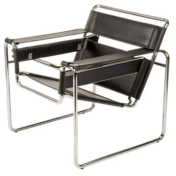 Wassily Chair B3 model, isolated PNG transparent background