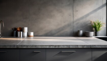 concrete countertop a concrete countertop adds an industrial tou