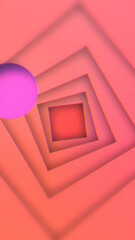 Ball Motion Tunnel Vertical  Logo Reveal MOGRT 300