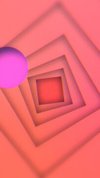 Ball Motion Tunnel Vertical  Logo Reveal MOGRT 300