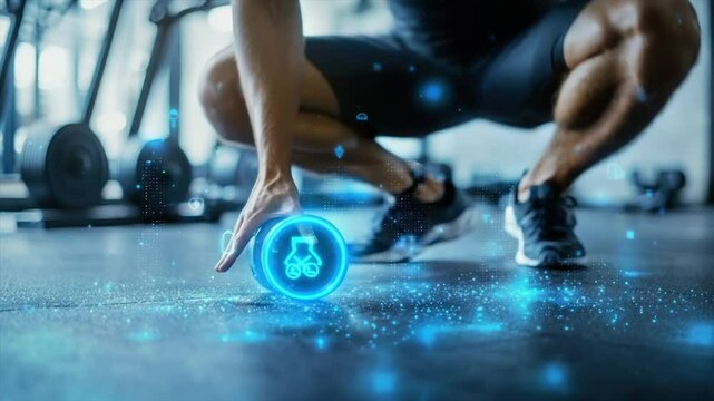Athlete focuses on fitness technology