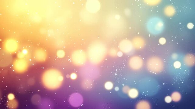 Sparkling bokeh lights background with colorful gradient