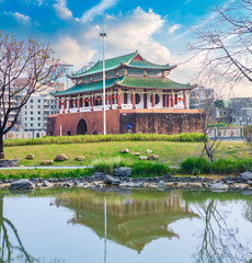 Ying'en Gate Tower, Dongguan City, Guangdong Province, China