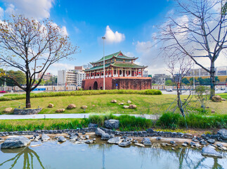 Ying'en Gate Tower, Dongguan City, Guangdong Province, China