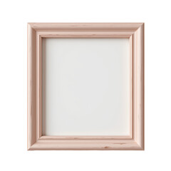 rounded corner picture frame in pastel tone with soft contours and clean lines, cozy and modern, on transparent background